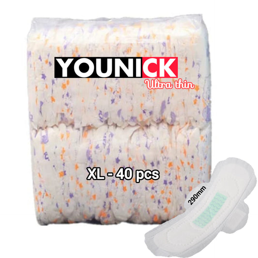 YOUNICK SANITARY PADS ULTRA THIN XL 40PCS - 290 MM