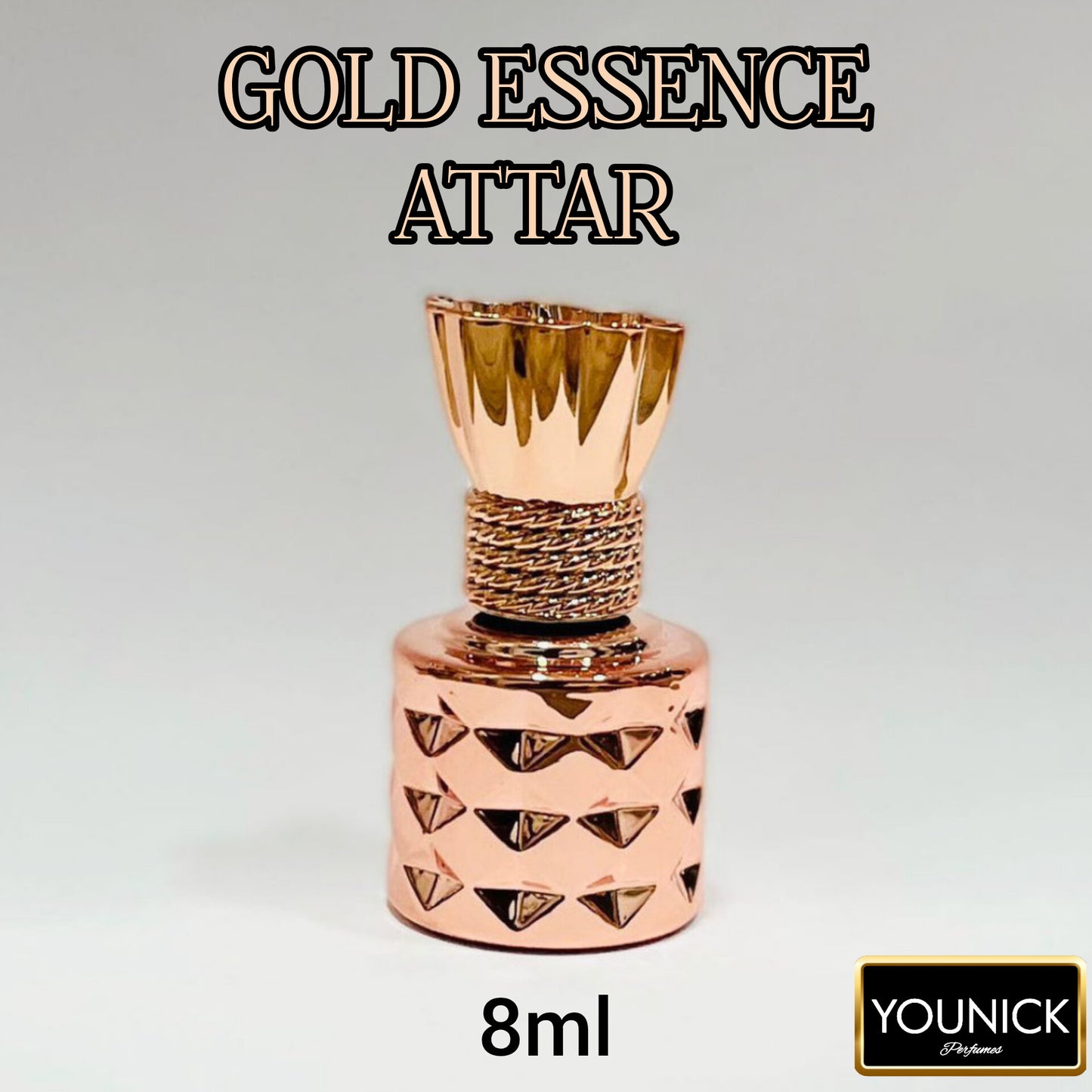 YOUNICK GOLD ESSENCE 8ML ATTAR – HIGH QUALITY ARABIC FRAGRANCE ((Premium Attar Series))