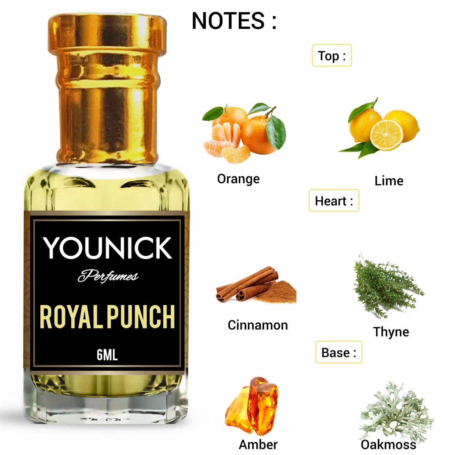 Royal punch attar 6 ml perfume oil for both men and women long lasting perfume oil from YOUNICK PERFUMES