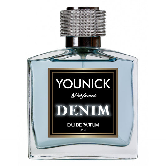 DENIM PERFUME 50ML EAU DE PARFUM BY YOUNICK PERFUMES, HIGH QUALITY FRENCH PERFUME