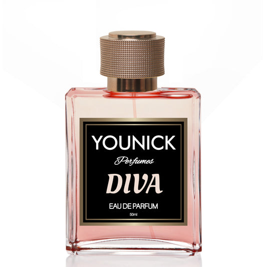 DIVA WOMEN PERFUME 50ML BY YOUNICK PERFUMES,  an elegant and captivating French Eau de Parfum