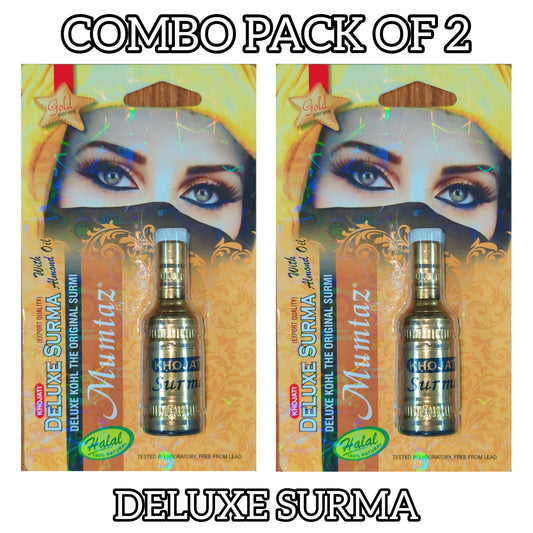 Deluxe Khojati Surma Combo Pack Of 2 (Original with Almond Oil)