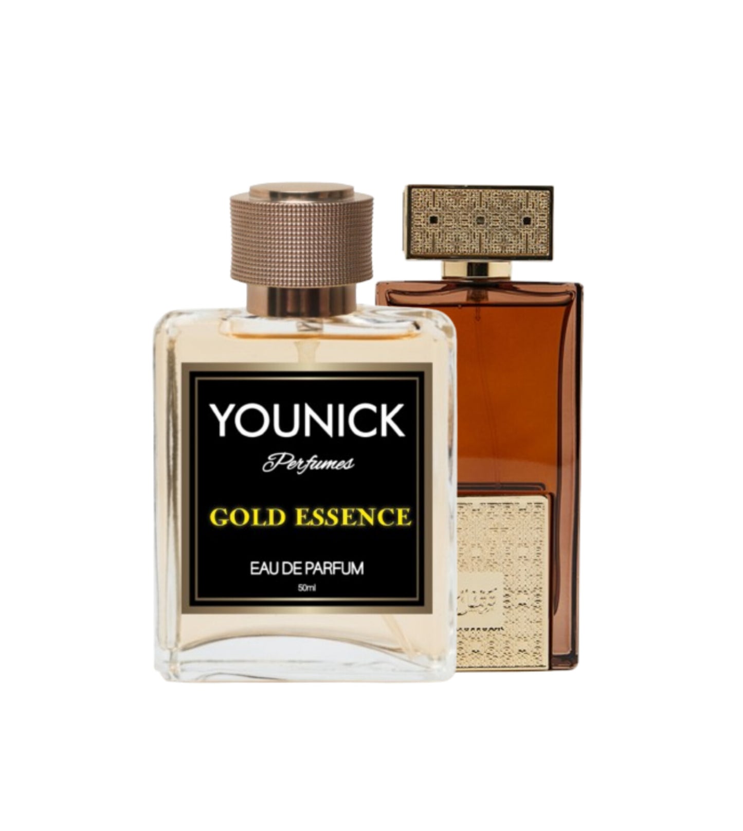 YOUNICK GOLD ESSENSE PERFUME 50ML ARABIC PERFUME EAU DE PARFUM (INSPIRED VERSION OF ARAB*AN OUD TARTEEL GOLD)