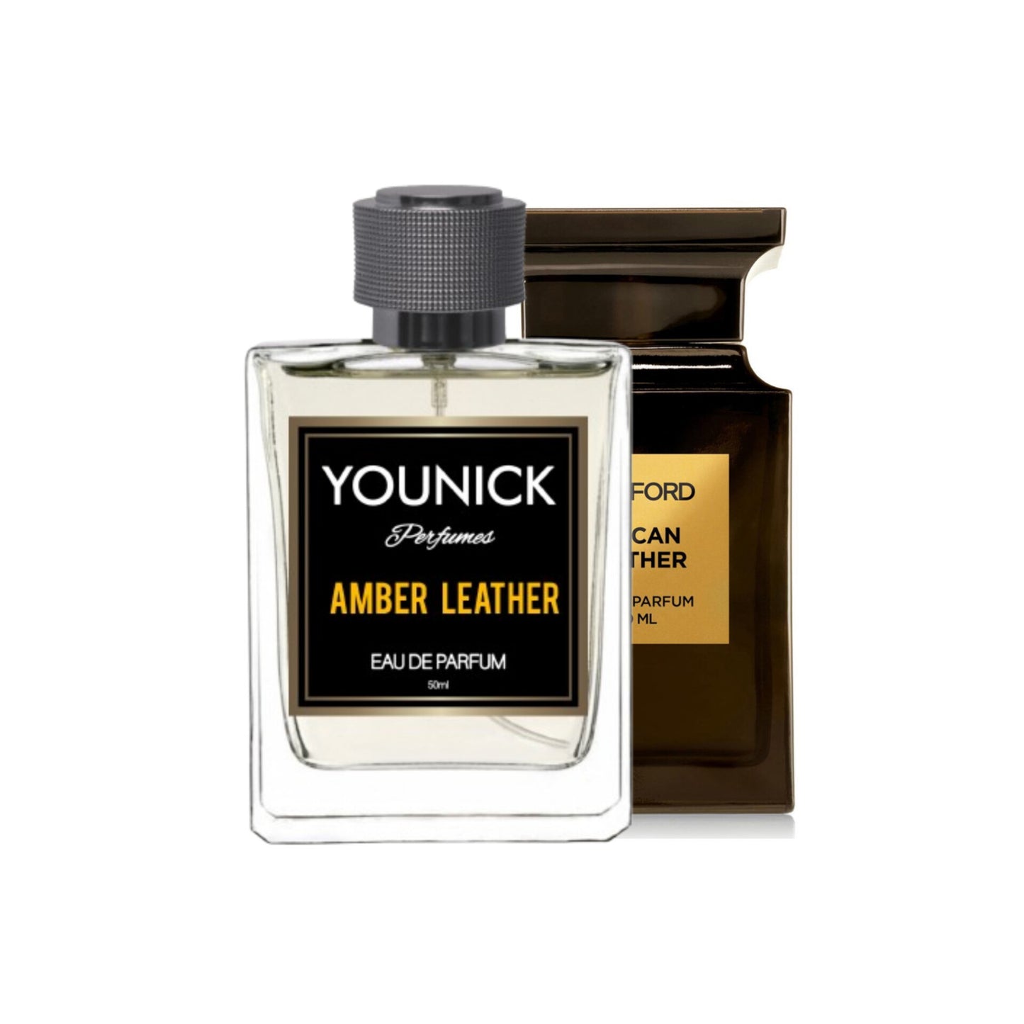 YOUNICK Amber Leather 50ML Eau de Parfum for Men | Inspired by T*m F*rd Tusc*n Leather