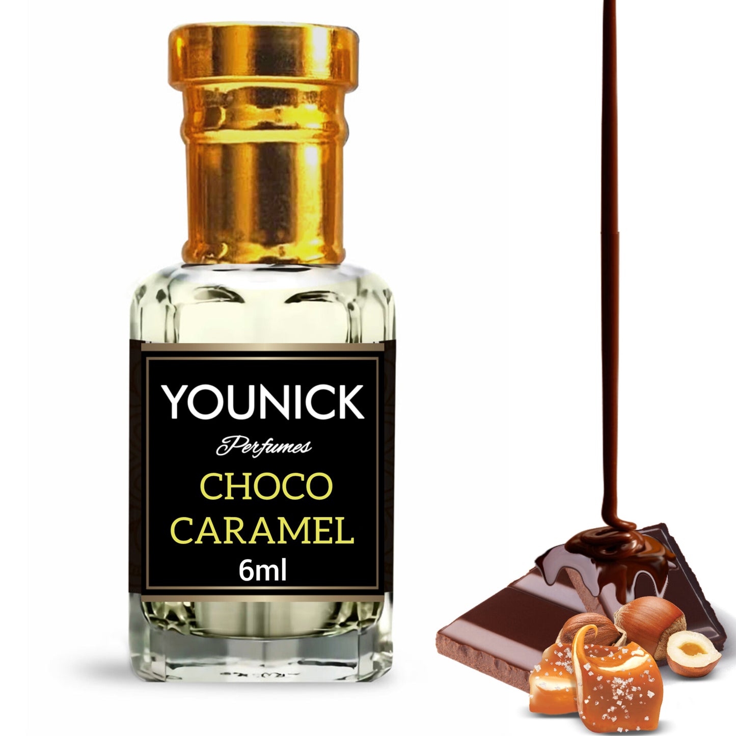 Choco Caramel Attar 6ml Roll-On by Younick Perfumes