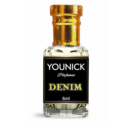 Denim Attar 6ml by Younick – Classic, Long-Lasting Masculine Fragrance