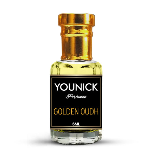 Golden Oudh 6ml Attar for Men - Bold, Dark Woody Fragrance by Younick