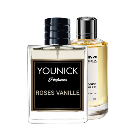 Roses Vanille Women Perfume by Younick - 50ml/100ml Eau de Parfum, Elegant Floral and Warm Fragrance