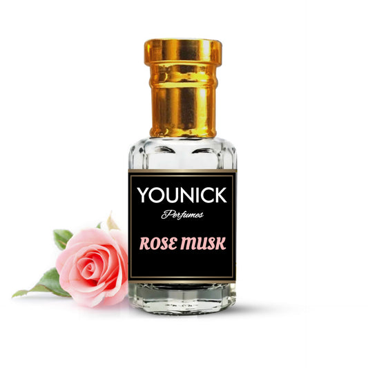 Rose Musk 6ml Attar Feminine Fragrance by Younick – Powdery Floral Elegance