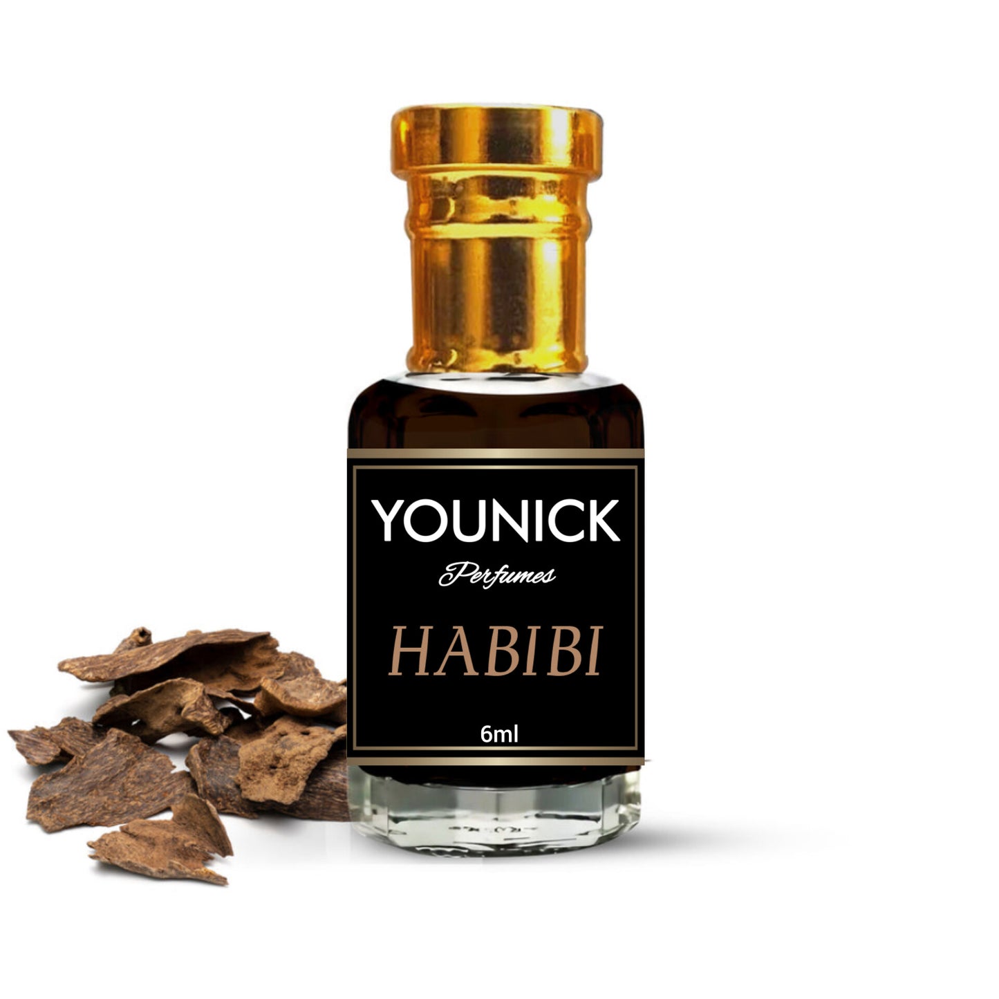 HABIBI ATTAR BY YOUNICK (6ML/12ML) - PREMIUM BLEND OF OUD, AMBER & FLORAL NOTES