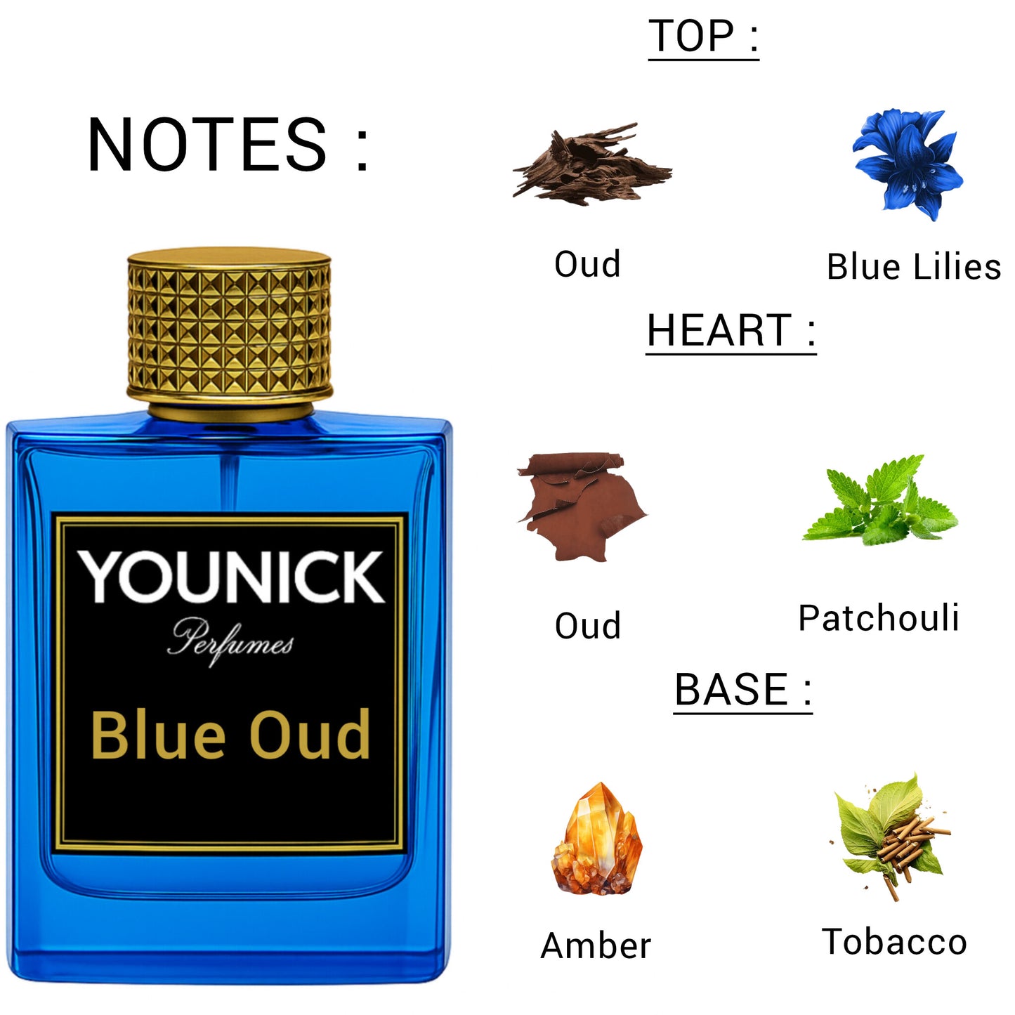 Blue Oud by YOUNICK – Eau de Parfum 50ml / 100ml (Inspired by Blue Oud by Ibraheem Al Qurashi)