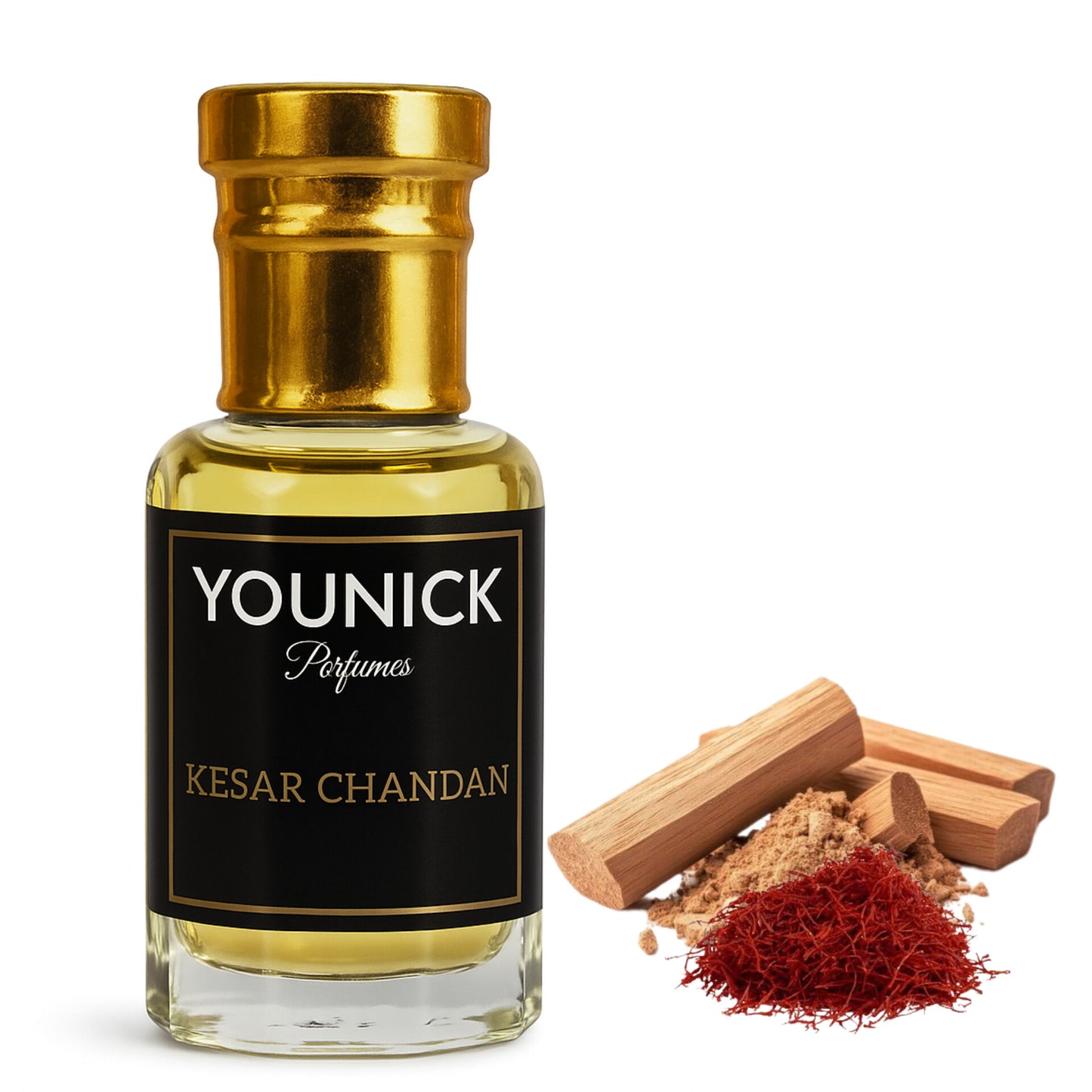 Kesar Chandan Attar 6ML by Younick Perfumes - High Quality Attar