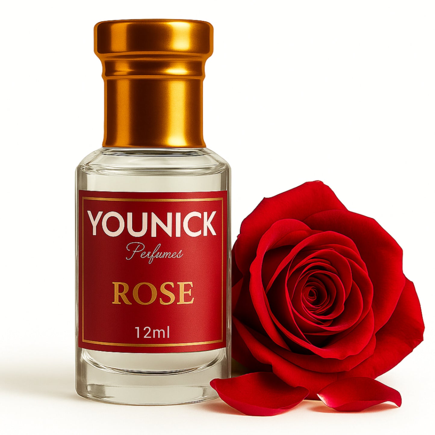 YOUNICK Rose Attar – Premium Floral Musk Perfume Oil for Men & Women