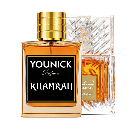 Khamrah by YOUNICK Perfumes – Oriental Spicy Eau de Parfum for Men & Women inspired by khamrah by Lattafa