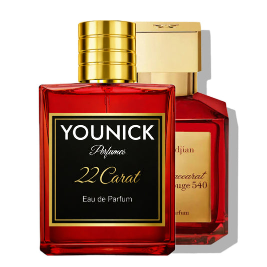 YOUNICK 22 Carat Eau De Parfum ( Inspired version of Baccarat Rouge 540 by Maison Francis Kurkdjian )