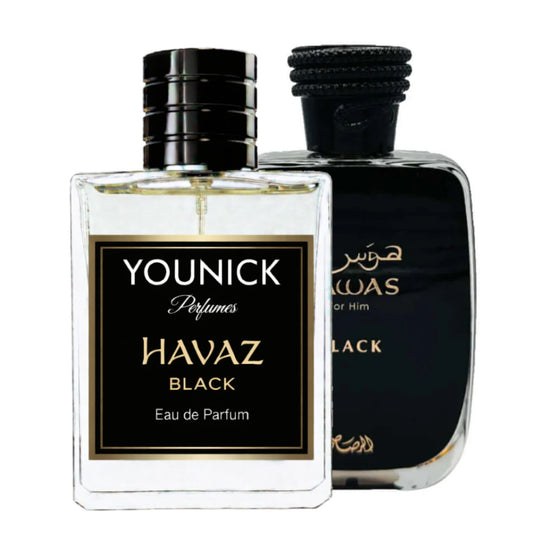HAVAZ BLACK by YOUNICK – Eau De Parfum Inspired Version of Hawas Black by Rasasi