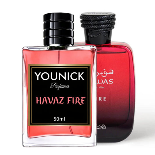 Havaz Fire by YOUNICK – Eau de Parfum Inspired Version Of Hawas Fire By Rasasi