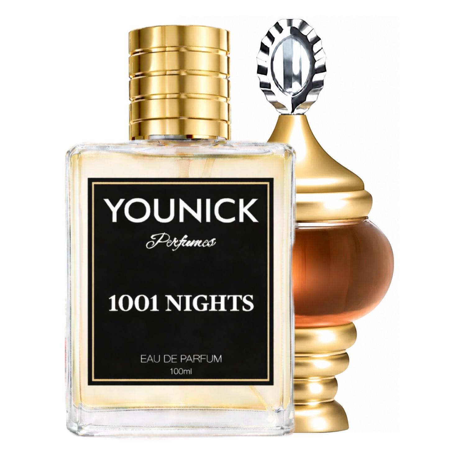 1001 Nights by YOUNICK Eau De Parfum  | Inspired by 1001 Nights by Ajmal | Spicy Smoky Oud Perfume for Men & Women