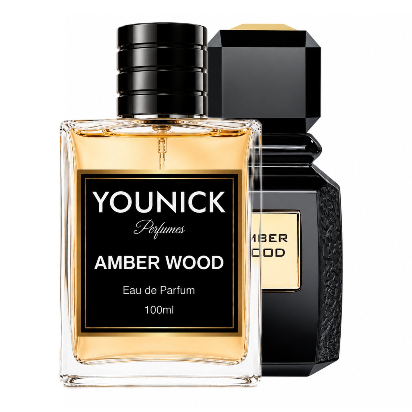 YOUNICK Amber Wood Eau de Parfum for Men & Women | Fresh Spicy Woody Luxury Perfume | Long Lasting Fragrance