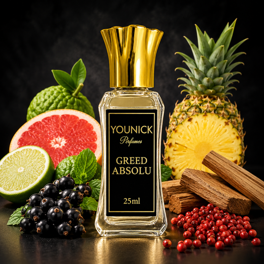 YOUNICK GREED ABSOLU Attar – Inspired by Absolu Aventus by Creed | Premium Long-Lasting Fragrance Oil | 6ml, 12ml & 25ml