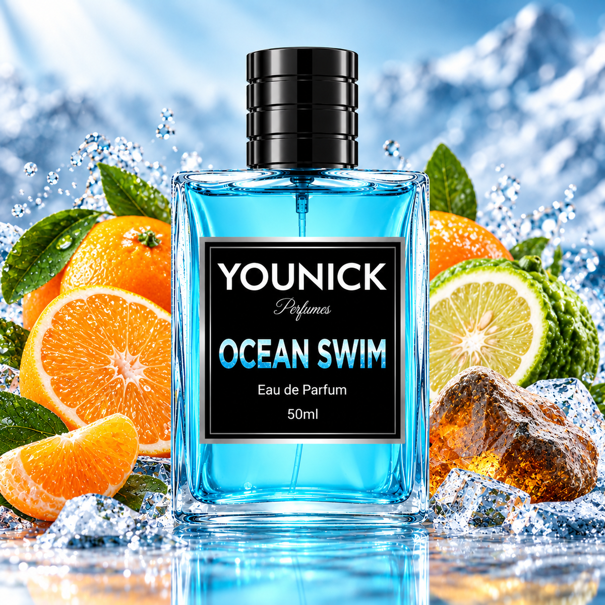 YOUNICK OCEAN SWIM Eau de Parfum – Inspired by Afternoon Swim by Louis Vuitton | Long-Lasting Citrus Fresh Fragrance | 50ml / 100ml