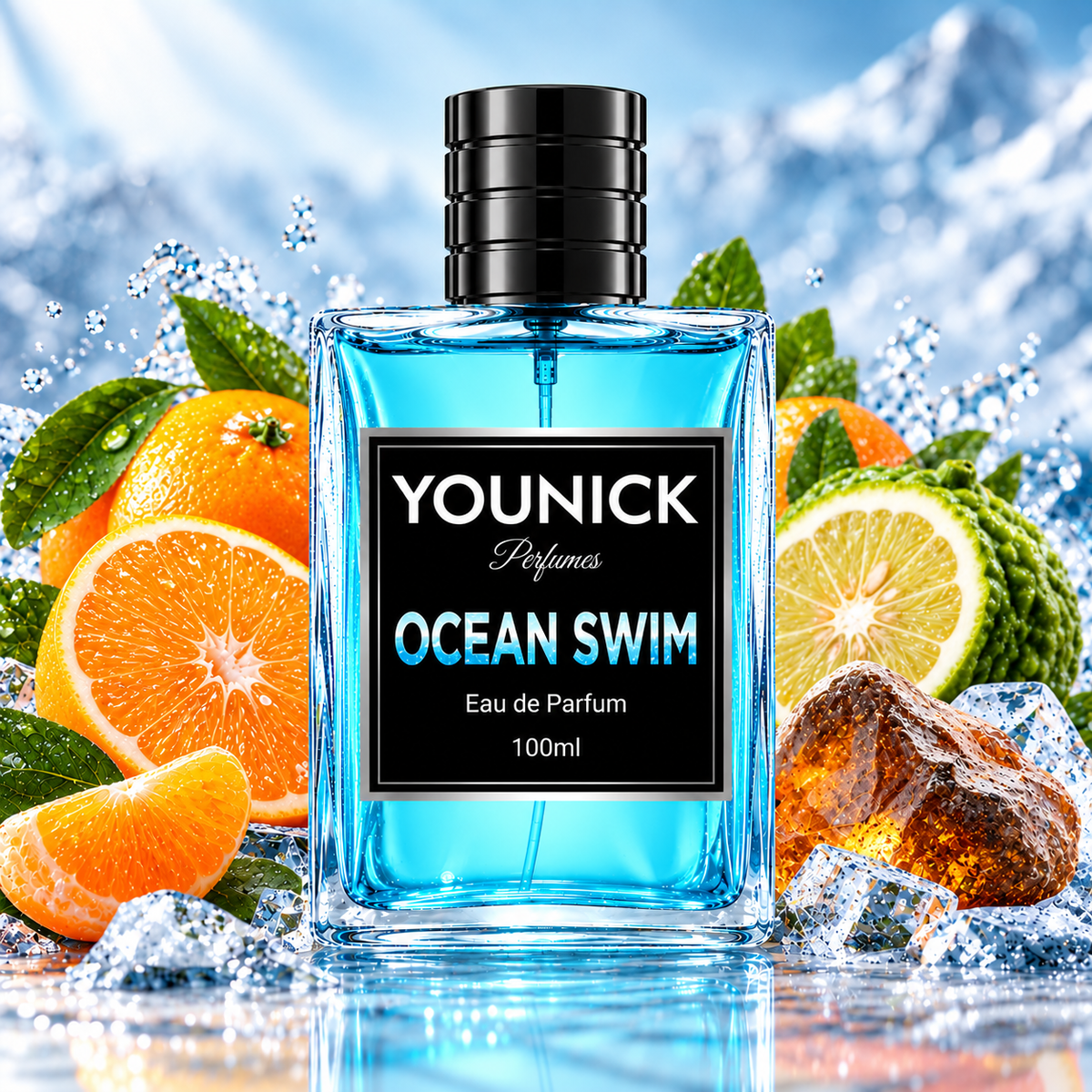 YOUNICK OCEAN SWIM Eau de Parfum – Inspired by Afternoon Swim by Louis Vuitton | Long-Lasting Citrus Fresh Fragrance | 50ml / 100ml