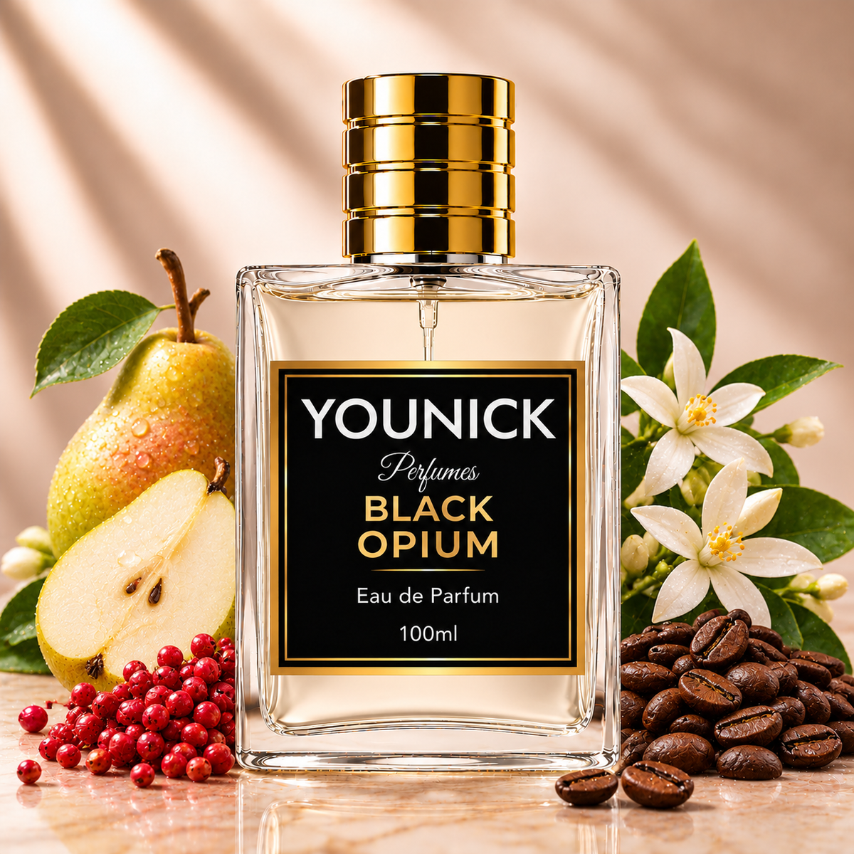 YOUNICK Black Opium Eau de Parfum – An Addictive Blend of Coffee, Vanilla & Florals
