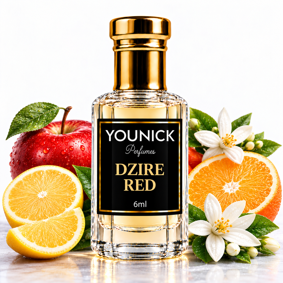 YOUNICK DZIRE RED Attar – Bold & Refreshing Premium Fragrance | Long-Lasting Attar for Men & Women | 6ml / 12ml / 25ml