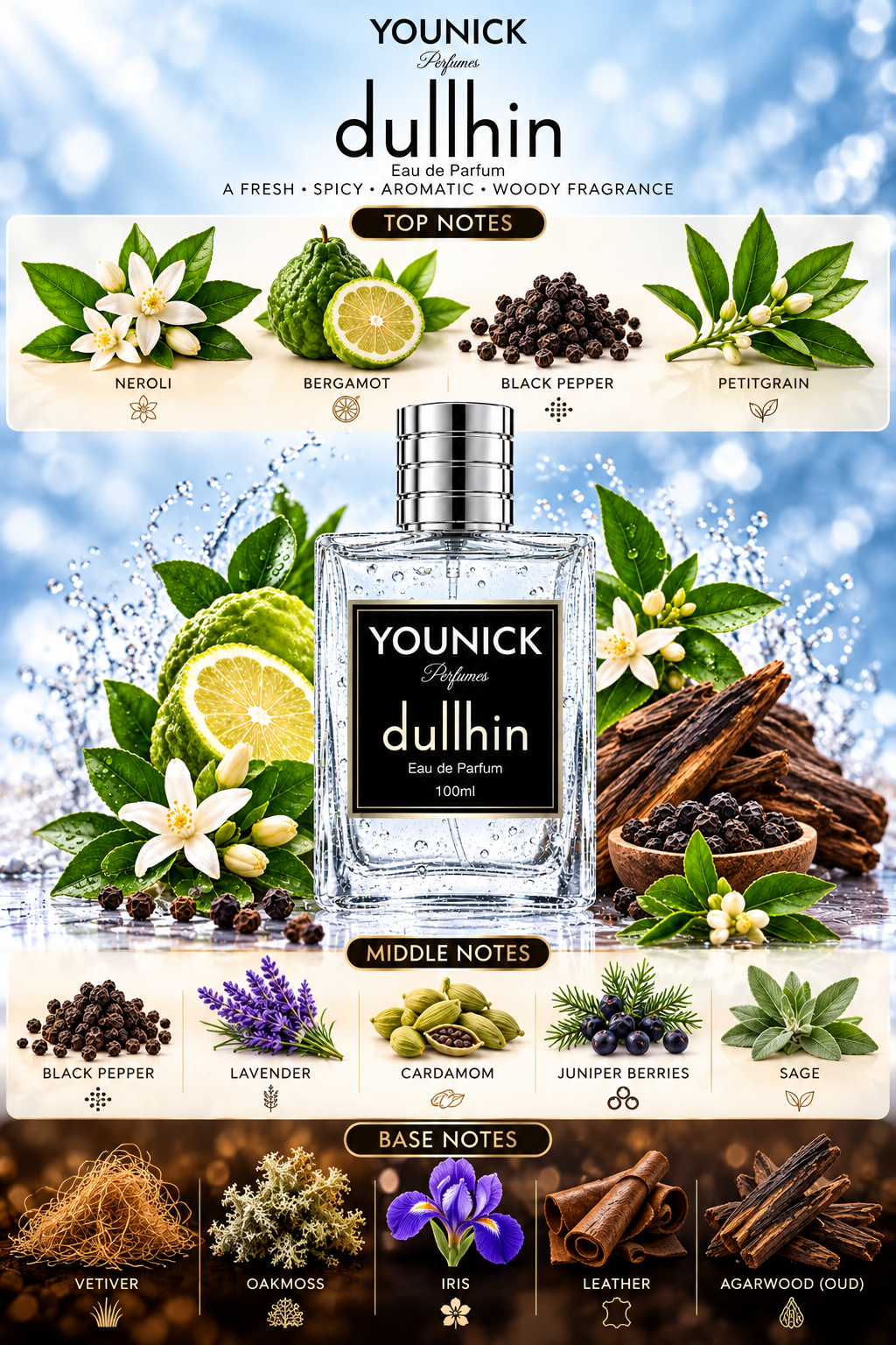 YOUNICK Dullhin Eau de Parfum – Inspired by Dunhill Icon | The Signature Scent of Elegance