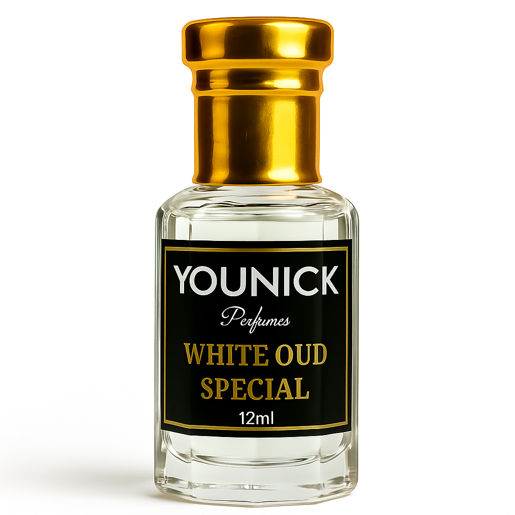 White Oud Attar by YOUNICK Perfumes – Exquisite Unisex Arabic Fragrance (6ml & 12ml)